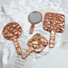 Direct supplier from the manufacturer: Round handle mirror, makeup and beauty mirror, popular mirror, single-sided mirror, portable handheld mirror details Picture